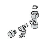 Viessmann előremenő közdarab nyomásmérővel-0